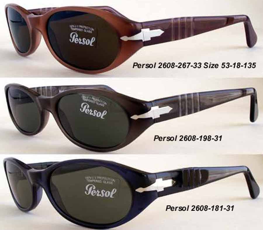 Persol eye glasses eyeglasses hot frames 2608-s 24/57 53-18-135