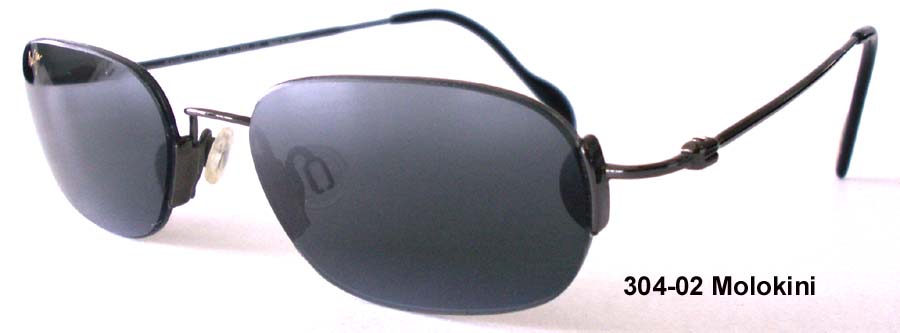 Vintage 1999 Maui Jim Molokini MJ-304-23 Flexon Titanium Sunglasses Very Rare maui mj-304-23 flexon Titanium Frame Bronze  main image 3