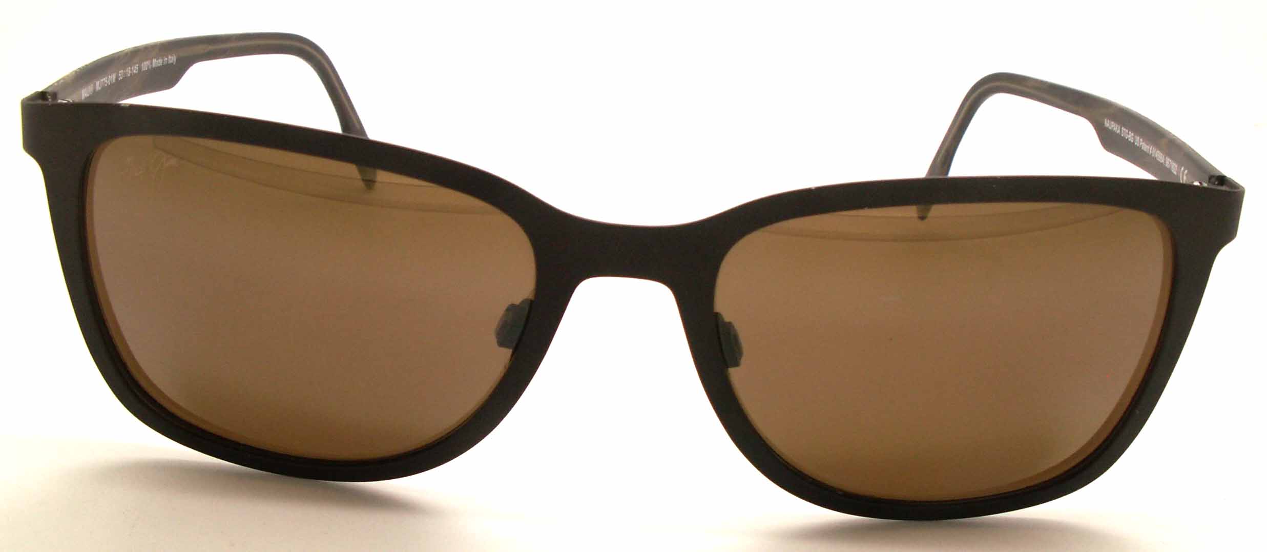 Maui Jim Naupaka MJ 775-01M Square Dark Gunmetal Sunglasses Brown Polari… Maui Jim 775 NAUPAKA main image 2